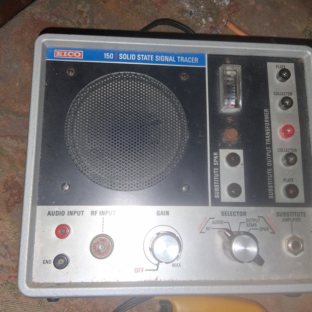 Solid State Signal Tracer - Black and Silver